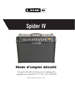 Mode d’emploi Line 6 Spider IV Amplificateur de guitare