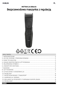 Handleiding Huslog BE-4902 Tondeuse