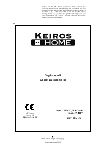 Manuale Keiros Home JY-4609 Tagliacapelli
