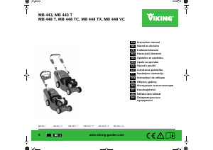 Kullanım kılavuzu Viking MB 448 VC Çim biçme makinesi