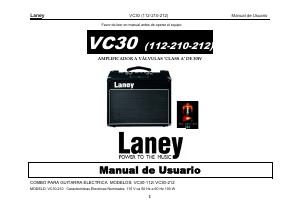 Manual de uso Laney VC30 Amplificador de guitarra