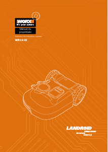 Mode d’emploi Worx WR141E Landroid M Tondeuse à gazon