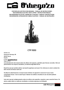 Handleiding Orbegozo CTP 1930 Tondeuse