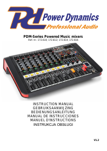 Manual Power Dynamics 172.612 Mixing Console