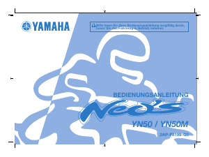 Bedienungsanleitung Yamaha Neos50 (2013) Roller