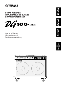 Manual Yamaha DG100-212 Guitar Amplifier