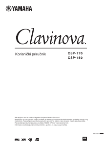 Priručnik Yamaha Clavinova CSP-170 Klavir