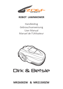 Bedienungsanleitung ZoefRobot MR21500ZW Betsie Rasenmäher