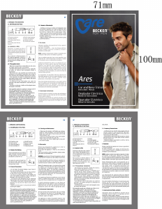 Manual de uso Becken Ares Recortador de nariz