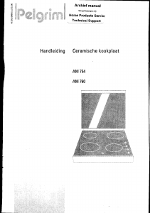 Handleiding Pelgrim AM754 Kookplaat