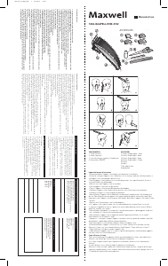 Manuale Maxwell MW-2102 Tagliacapelli