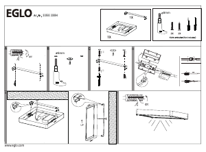 Hướng dẫn sử dụng Eglo 30893 Đèn