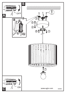 Manuale Eglo 33044 Lampada