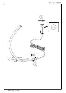 Instrukcja Eglo 39838 Lampa