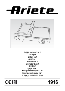 Manual de uso Ariete 1916 Grill de contacto