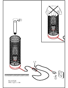 Handleiding Eglo 43536 Lamp