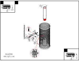 Manual Eglo 43538 Lamp