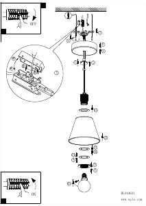 Instrukcja Eglo 43631 Lampa