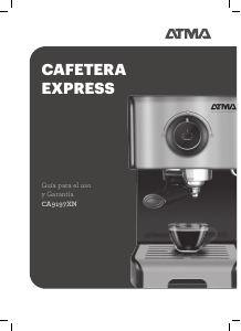 Manual de uso Atma CA9197XN Máquina de café espresso