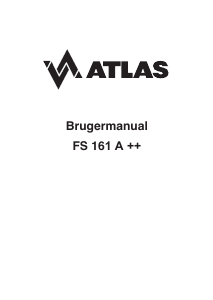 Brugsanvisning Atlas FS 161 Fryser