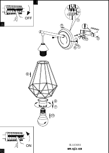 Mode d’emploi Eglo 43684 Lampe