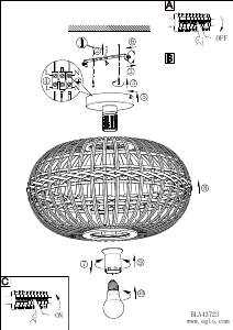 Manuale Eglo 43723 Lampada