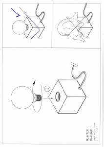 Kullanım kılavuzu Eglo 43733 Lamba