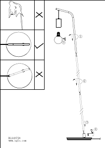 Handleiding Eglo 43758 Lamp