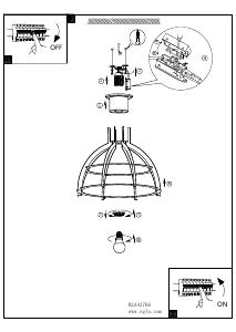 Посібник Eglo 43766 Лампа