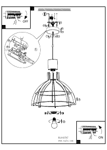 Руководство Eglo 43767 Светильник