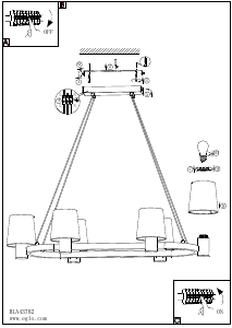 Manual Eglo 43782 Lampă