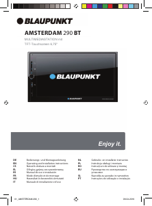 Manual Blaupunkt Amsterdam 290 BT Auto-rádio