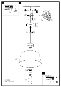 Посібник Eglo 43816 Лампа