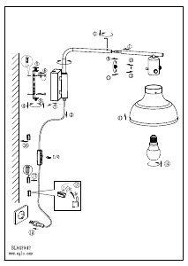 Handleiding Eglo 43843 Lamp