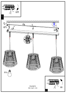 Manual Eglo 43853 Lampă