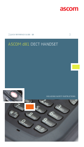 Handleiding Ascom D81 IP telefoon
