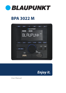 Manual Blaupunkt BPA 3022 M Car Radio