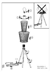 Kasutusjuhend Eglo 43854 Lamp