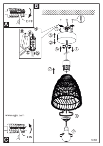 Kasutusjuhend Eglo 43866 Lamp