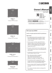 Manual Boss Katana-50 Guitar Amplifier