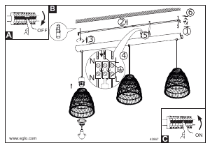 Instrukcja Eglo 43867 Lampa