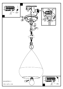 Instrukcja Eglo 49716 Lampa