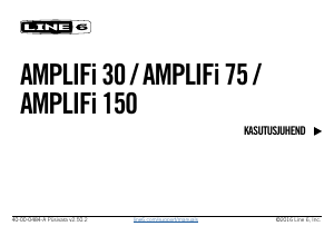 Kasutusjuhend Line 6 AMPLIFi 150 Kitarrivõimendi