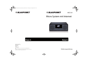 Bedienungsanleitung Blaupunkt MCD 20 Stereoanlage