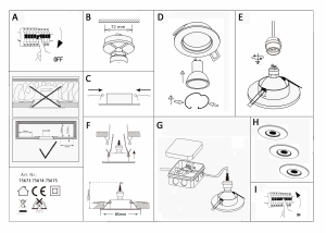 Manuale Eglo 75674 Lampada