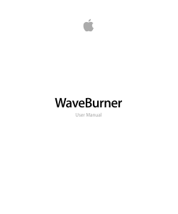 Handleiding Apple WaveBurner