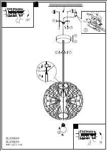 Hướng dẫn sử dụng Eglo 98688 Đèn