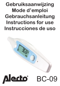 Handleiding Alecto BC-09 Thermometer