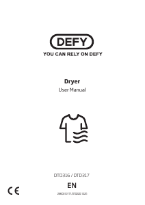 Manual Defy DTD317 Dryer