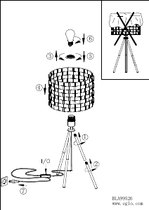 Instrukcja Eglo 99526 Lampa